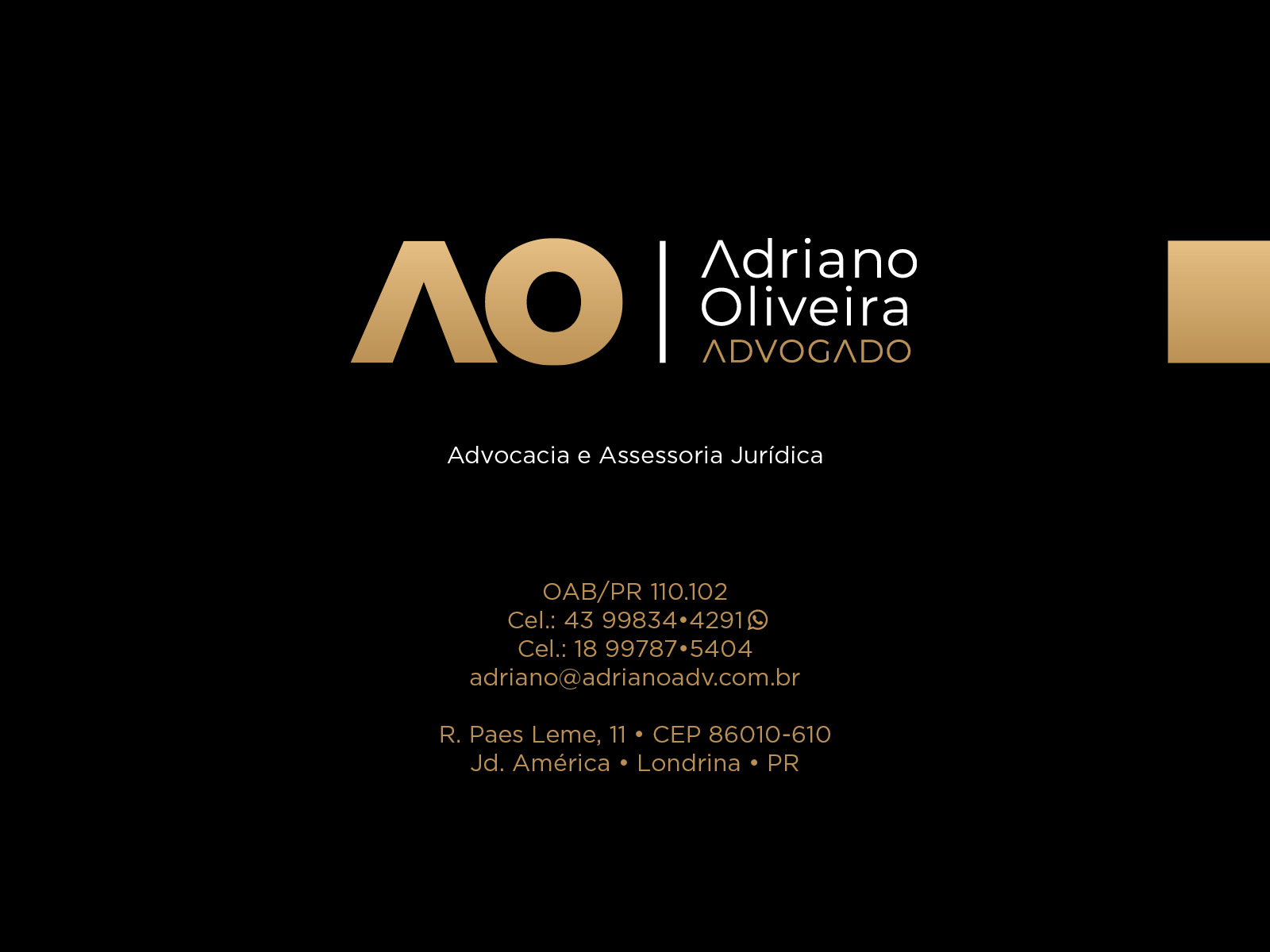 Adriano Oliveira - Advogado
